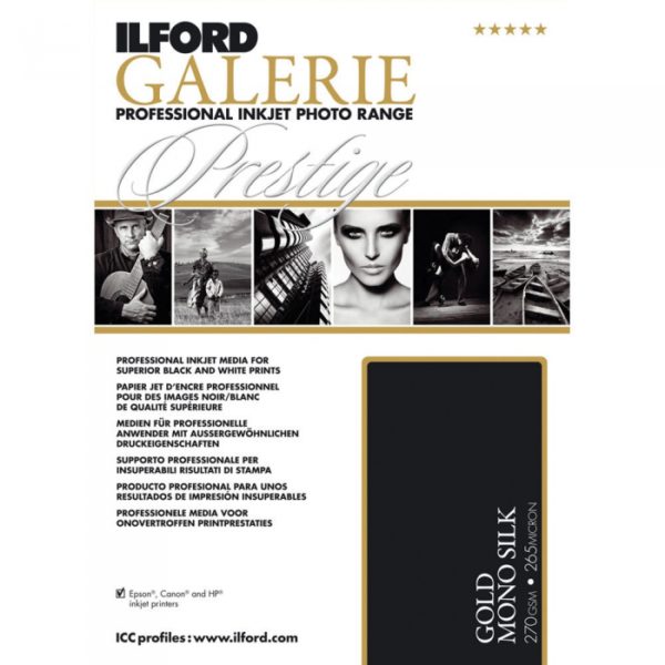 Ilford Galerie Gold Mono Silk A3+ (32.95x48.3cm, 25 Sheets) • Leederville  Cameras