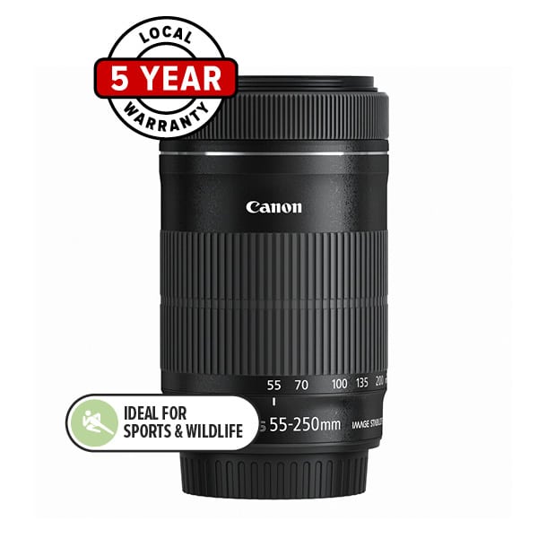Canon EF-S 55-250mm f/4-5.6 IS STM Lens • Leederville Cameras