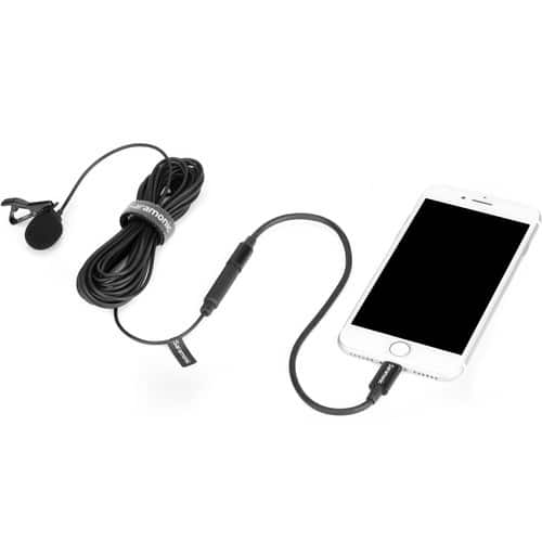 Saramonic LavMicro U1B Lav Microphone with Lightning Connector for iOS (19.6' Cable) - Image 7