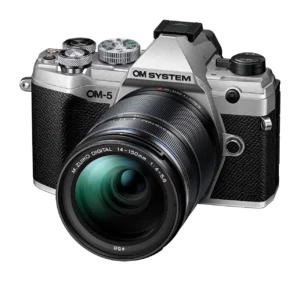 Olympus OM System OM-5 Silver Body w/14-150mm Lens Mirrorless Camera