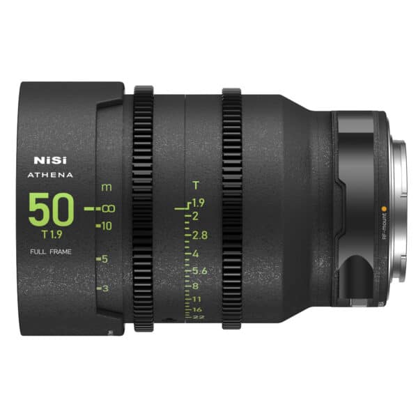 NiSi 50mm Athena Prime Full Frame Cinema Lens T1.9 (RF Mount)