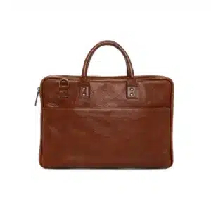 ONA Kingston Canvas Laptop Briefcase - Walnut