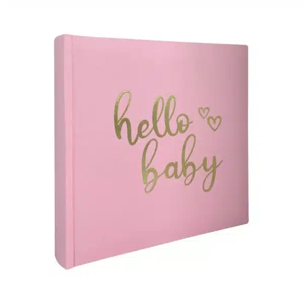Profile - "Hello Baby" Pink Slip-In Photo Album 4x6" 200 Photos